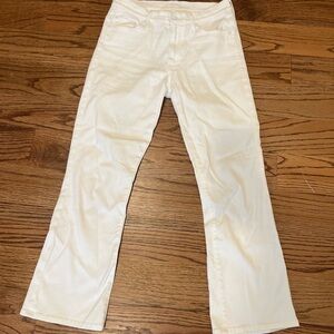MOTHER Crisp White Jeans